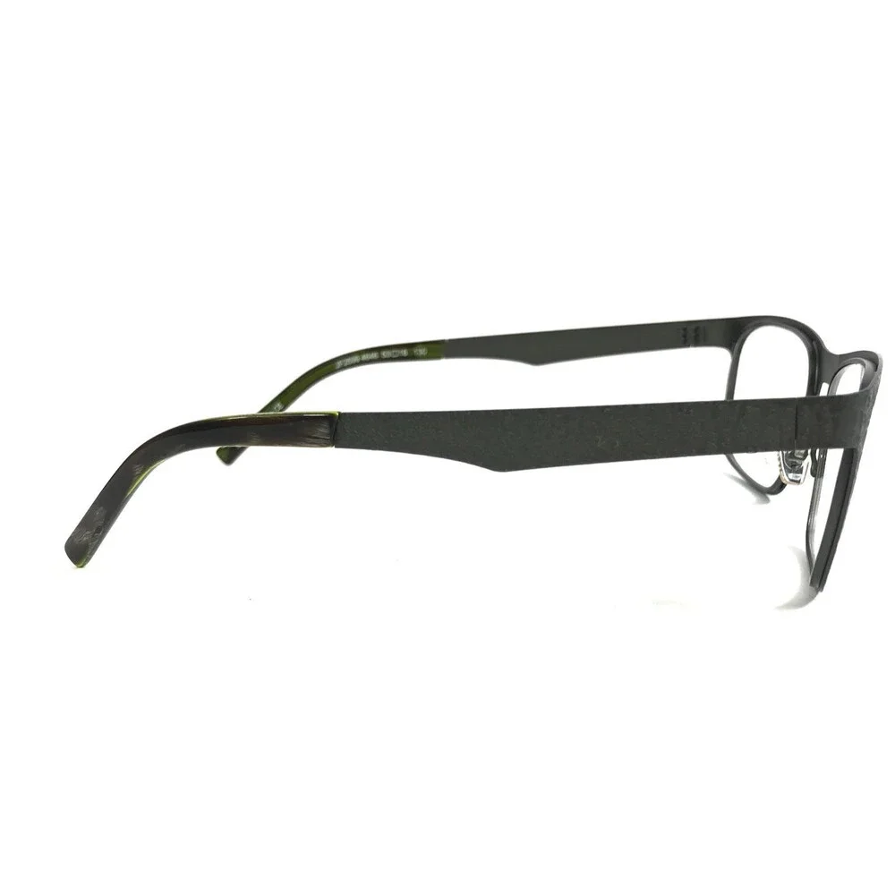 J.F. Rey Eyeglasses Frames JF2599 4646 Gray Textured Ribbed Square 53-18-130